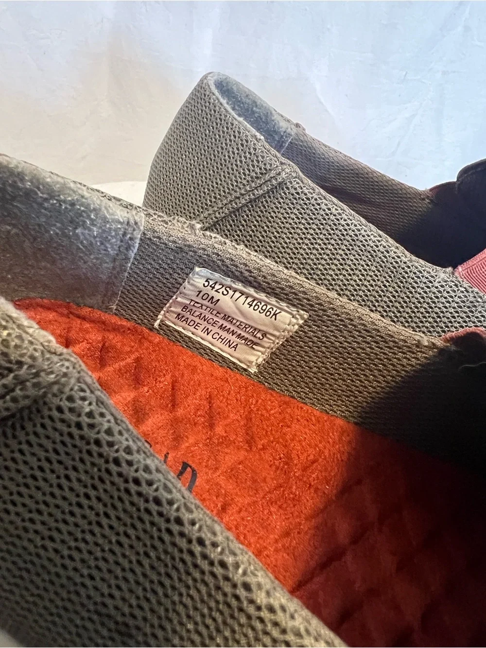 RedHead Men's Slip-On Mesh Loafers in Gray with Cream Sole